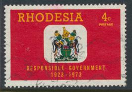 Rhodesia   SG 485   SC# 325  Used  Responsible Government 1973 see details 