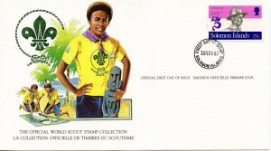 SCOUTING IN SOLOMON ISLANDS 1982  FDC1745