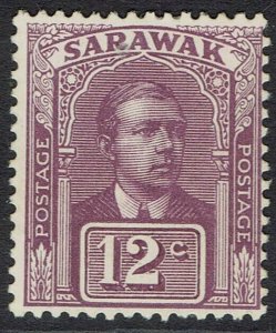 SARAWAK 1918 RAJA 12C NO WMK