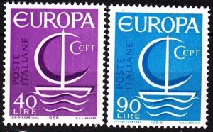ITALY 1966 EUROPA. Complete set, MNH