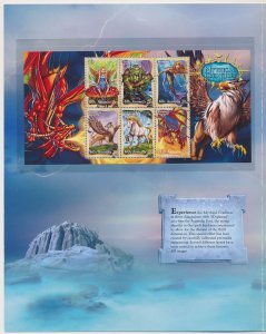 Australia: 2011 Mythical Creatures Post Office Pack 3D minisheet & glasses MUH**