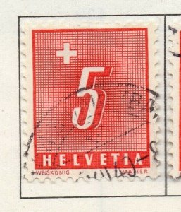 Switzerland Helvetia 1934-48 Early Issue Fine Used 5c. NW-168712