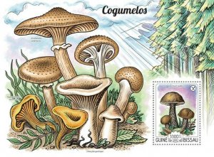 GUINEA-BISSAU 2015 MNH.  MUSHROOMS  |  Michel Code: 7778 / Bl.1353