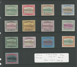 Dominica, Postage Stamp, #35//48 Mint Hinged, 1907-1920, JFZ