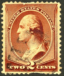 U.S. #210 USED perfs torn