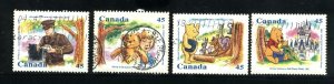 Canada #1618-21    -3    used VF 1996  PD