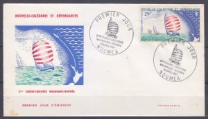 1967 New Caledonia 433 FDC 2nd Whangarea-Noumea Yacht Race Boat 10,00 €
