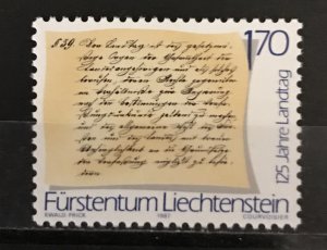 Liechtenstein 1987 #872, MNH, CV $2