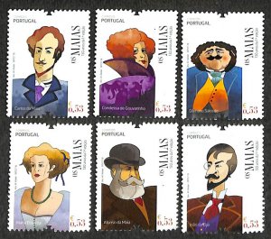 Portugal 2018, Os Maias 6v, MNH