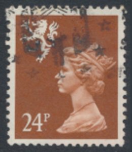 Scotland GB  Machin 24p SG S70  Used  AOP p 15 x 14  SC# SMH47  see scans 