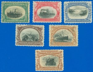 US SCOTT #294-#299 Pan-Americans, Mint & Used, See Description, SCV $296.00!