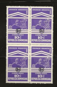 DOMINICAN REPUBLIC  BLK OF 4   SC # CB26    MNH
