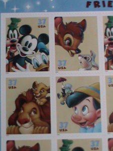 ​UNITED STATES-2004 SC# 3865-8 DISNEY CARTOON -FRIENDSHIP MNH SHEET VERY FINE