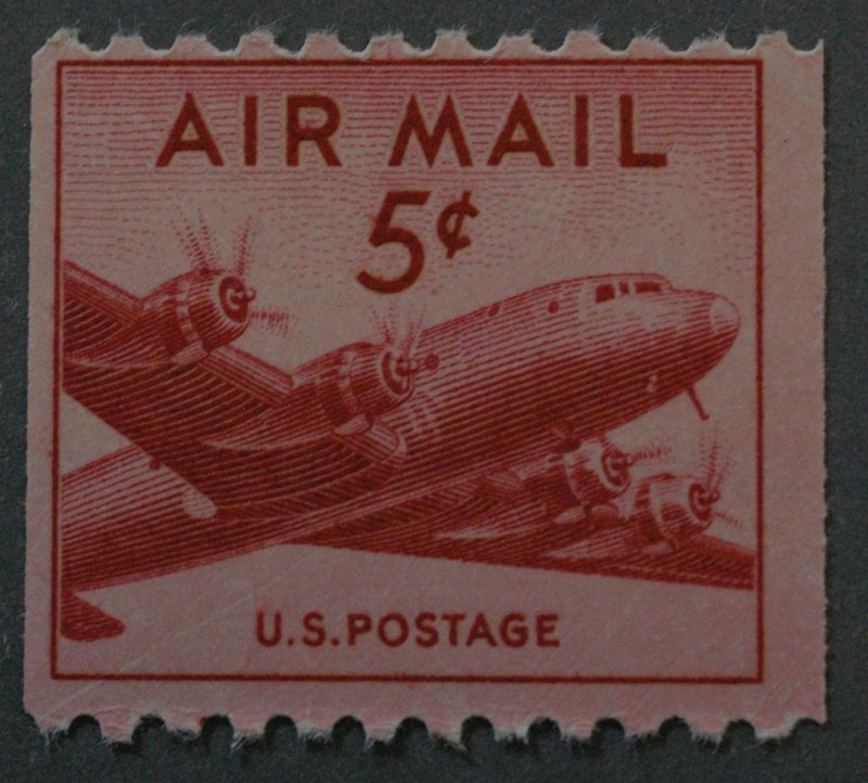 United States #C37 5 Cent Coil Airmail MNH
