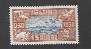 Iceland  SC#C4 Mint VF SCV$30.00...tough to find!