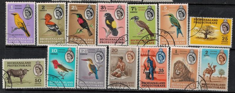 Bechuanaland SC 180-193 Used Set 1961 SCV$ 52.00 