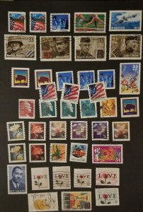 US 2000 2001 Stamp Lot Used T4583