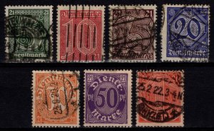 Germany 1920 Official stamps with ’21', Set [Used]
