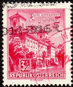 Austria 700 - Used - 3.50s Esterhazy Palace (1962) (cv $0.90) +