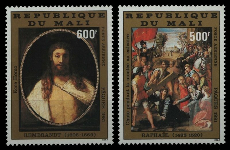 1981 Mali 849-850 Artists / Raphael and Rembrandt