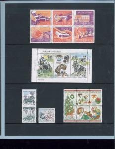1989 Sweden Swedish Official Postage Stamp Yearset Collection Svenska