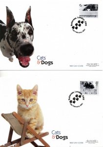 2001 Sg 2187/96 Cats and Dogs Luxury FDC (Limited Edition of 500 Covers)