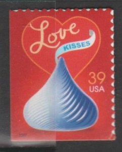 U.S. Scott #4122 Hershey's Kiss Love Booklet Stamp - Mint NH Single