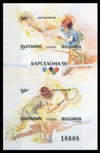 1990 Bulgaria 3850-51/B211b 1992 Olympic Games in Barcelona 12,00 €