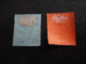 Stamps - British Honduras - Scott# 59-60 - Used Part Set of 2 Stamps