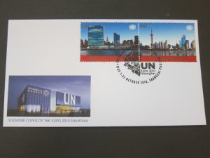 United Nations (NY) 2010 Sc 1009a Expo 2010 Shanghai FDC