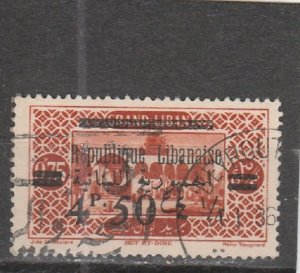 Lebanon  Scott#  97  Used  (1928 Overprinted)