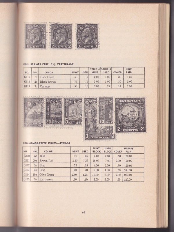 K BILESKI  Canada Basic Catalogue  3rd Edition 1965-67 ILLUSTRATED