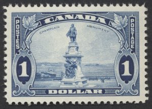 Canada #227 $1 Champlain Monument VF Mint OG NH