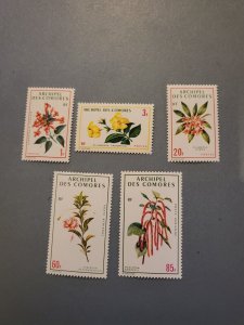 Stamps Comoro Scott #96-8, C37-8 nh