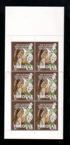 Faore Islands Sc 387a 2000 Bible Verse stamp booklet mint NH