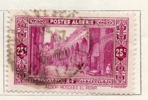 Algeria 1936 Early Issue Fine Used 25c. 096475