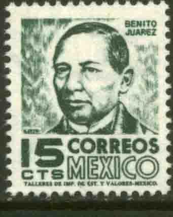 MEXICO 945 15cents 1950 Definitive 3rd Printing wmk 350 MINT, NH. VF.