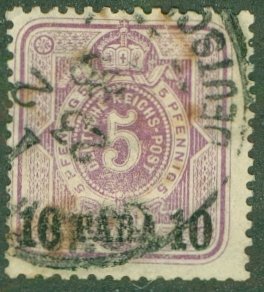 GERMANY OFFICE IN TURKEY 1 USED (RL) 3115 CV $30.00 BIN $13.75