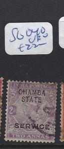 INDIA CHAMBA  (P2807B)    KGV   SERVICE 2A   SG O40   VFU 