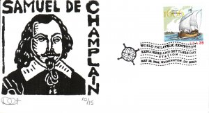 #4073 Samuel de Champlain Curtis FDC