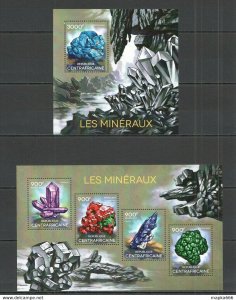 2014 Central Africa Nature Geology Minerals Les Mineraux Kb+Bl ** Ca515