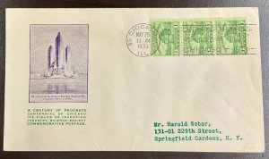 728 Albert Gorham Cachet 1933 Century of Progress, Chicago FDC   P-13