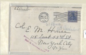 1915 US Embassy, Berlin, Germany to Edward Mandell House, New York, NY (54391)