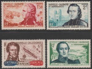 EDSROOM-17189 New Caledonia 296-299 H 1953 Complete 100 Yrs French Rule CV$36.75