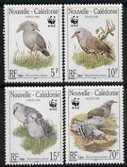 New Caledonia 1998 WWF - The Kagu perf set of 4 unmounted...