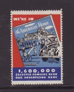 USA - The American Home Advertising Sales Stamp - MH