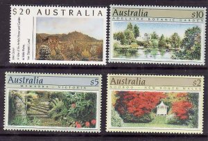 Australia-Sc#1132-5- id7-unused NH set-Botanical gardens-1989-90-