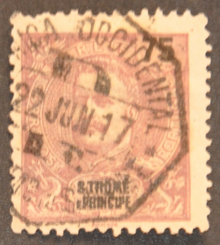 DYNAMITE Stamps: St. Thomas & Prince Islands Scott #51 – USED