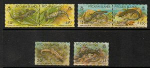 PITCAIRN ISLANDS SG436/41 1993 LIZARDS MNH