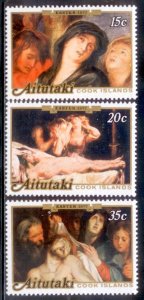 Aitutaki 1977 SC# 145-7 Easter MNH-OG E35